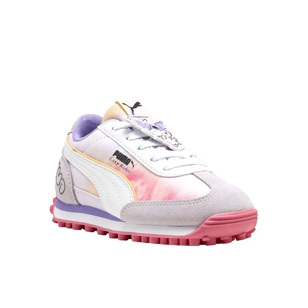 Puma shoes - PUMA  X Hello Kitty And Friends Easy Rider Lace Up  Youth - 40141101 - Pink, Purple, White 6
