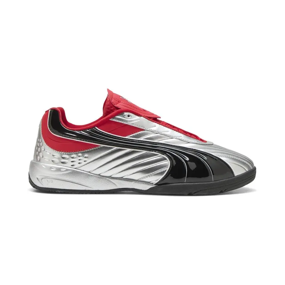 Puma VS2 Goalgetter Lace Up Mens Red Silver Sneakers Casual Shoes 40328201