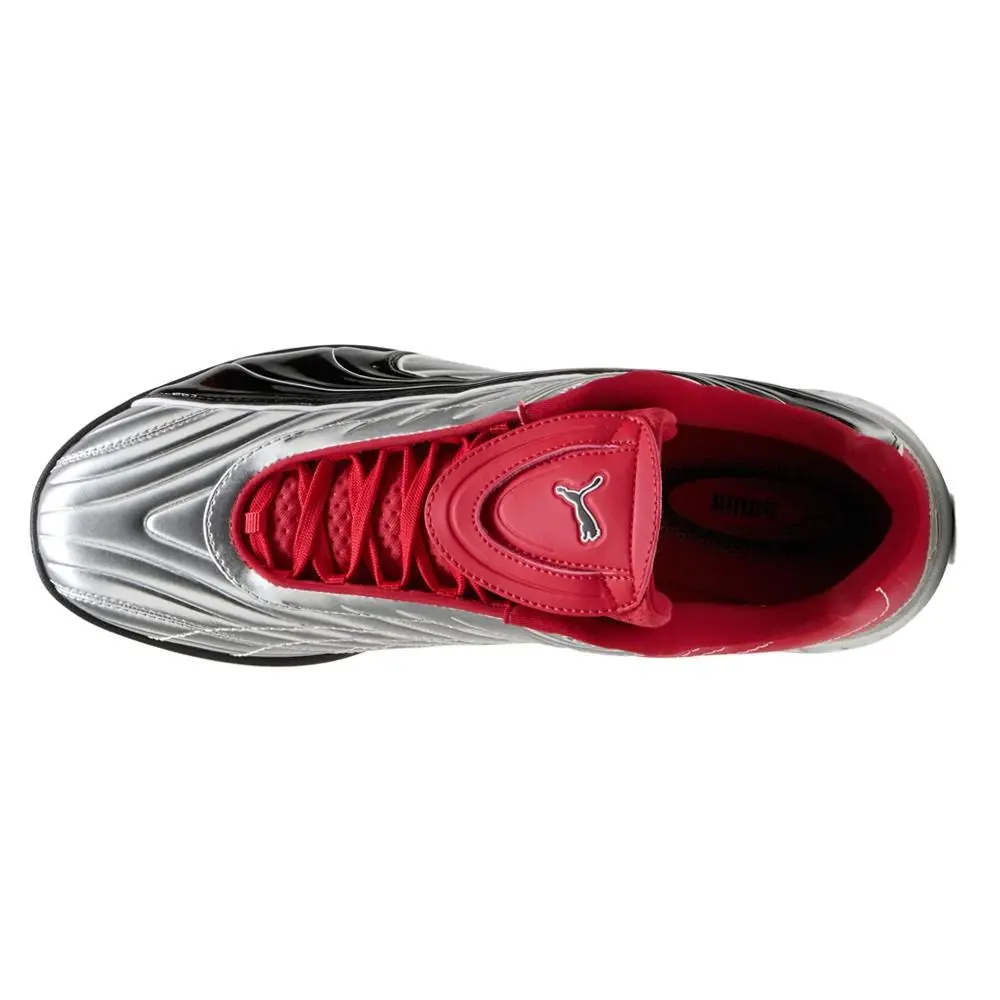 Puma shoes - PUMA VS2 Goalgetter Lace Up - 40328201 - Red, Silver 2