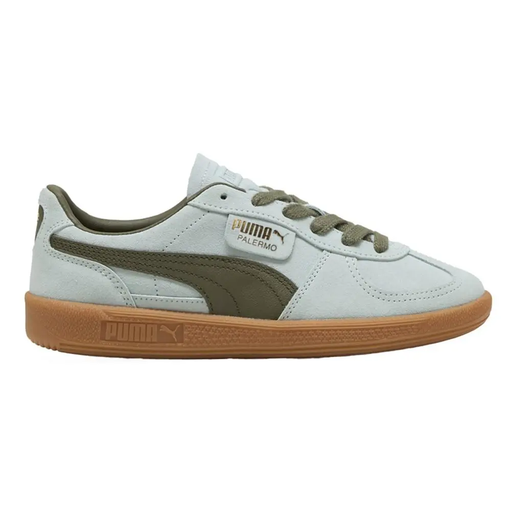 Puma Palermo Lace Up Womens Blue Sneakers Casual Shoes 39764351 - Blue