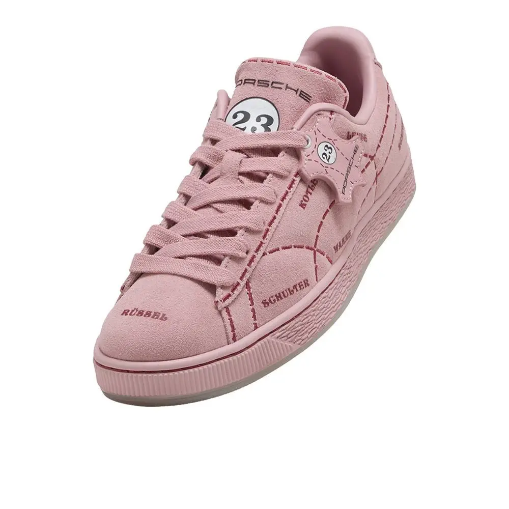 Puma shoes - PUMA Porsche Legacy Suede Sau Lace Up Sneaker - 30922601 - Pink 4