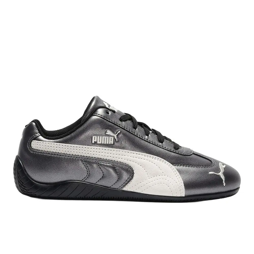 Puma Womens Speedcat Metallic Lace Up Sneakers Shoes Casual - Grey - Size 6 M - grey