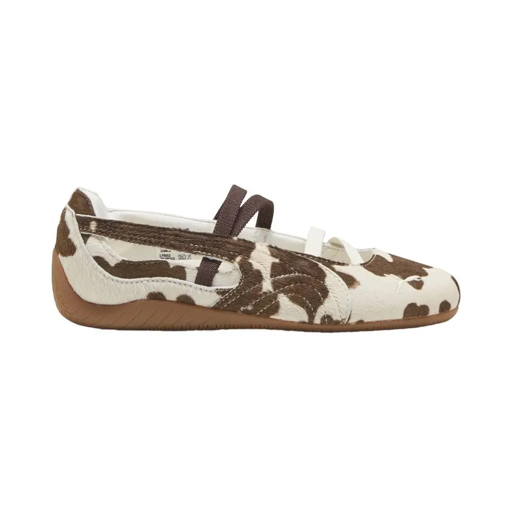 Puma Speedcat Ballet Cow Womens Brown Sneakers Casual Shoes 40778701