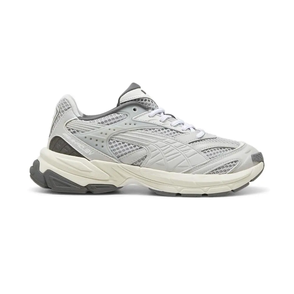 Puma Velophasis Lace Up Mens Grey Sneakers Casual Shoes 39647908 - Grey