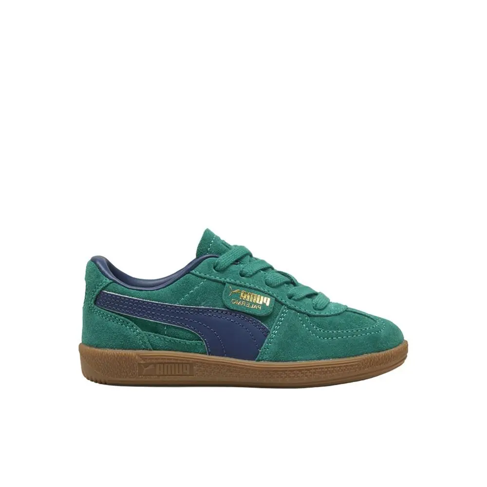 Puma Palermo Lace Up Youth Boys Green Sneakers Casual Shoes 39727335