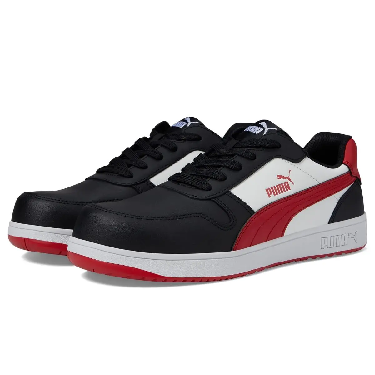 Man`s Sneakers Athletic Shoes  Safety Frontcourt Leather Low Astm EH by Puma
