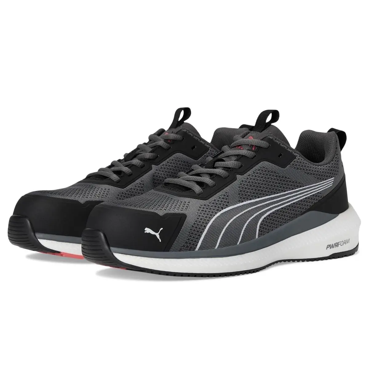 Man`s Sneakers Athletic Shoes  Safety Slide Low Astm EH SR White by Puma