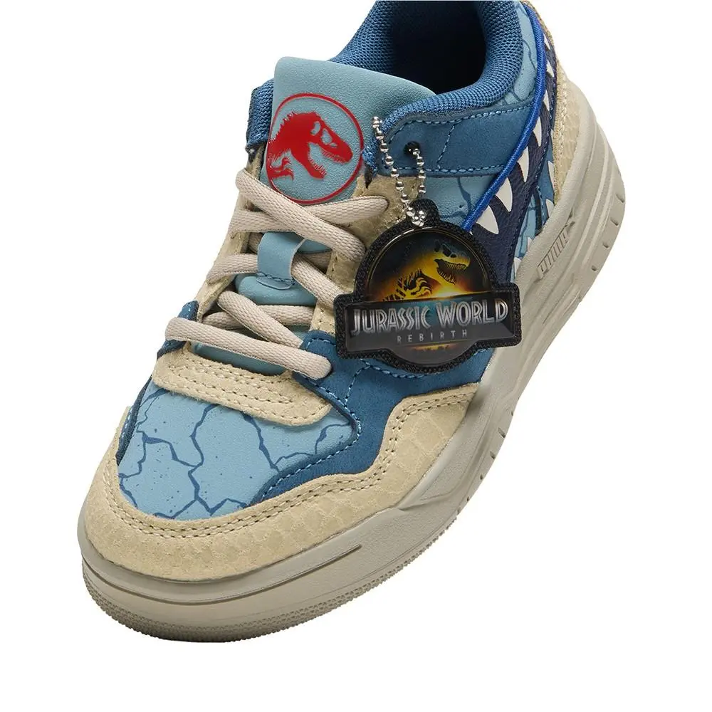 Puma shoes - PUMA  X Jurassic World Rebound Slip On  Youth - 40601401 - Beige, Blue 4