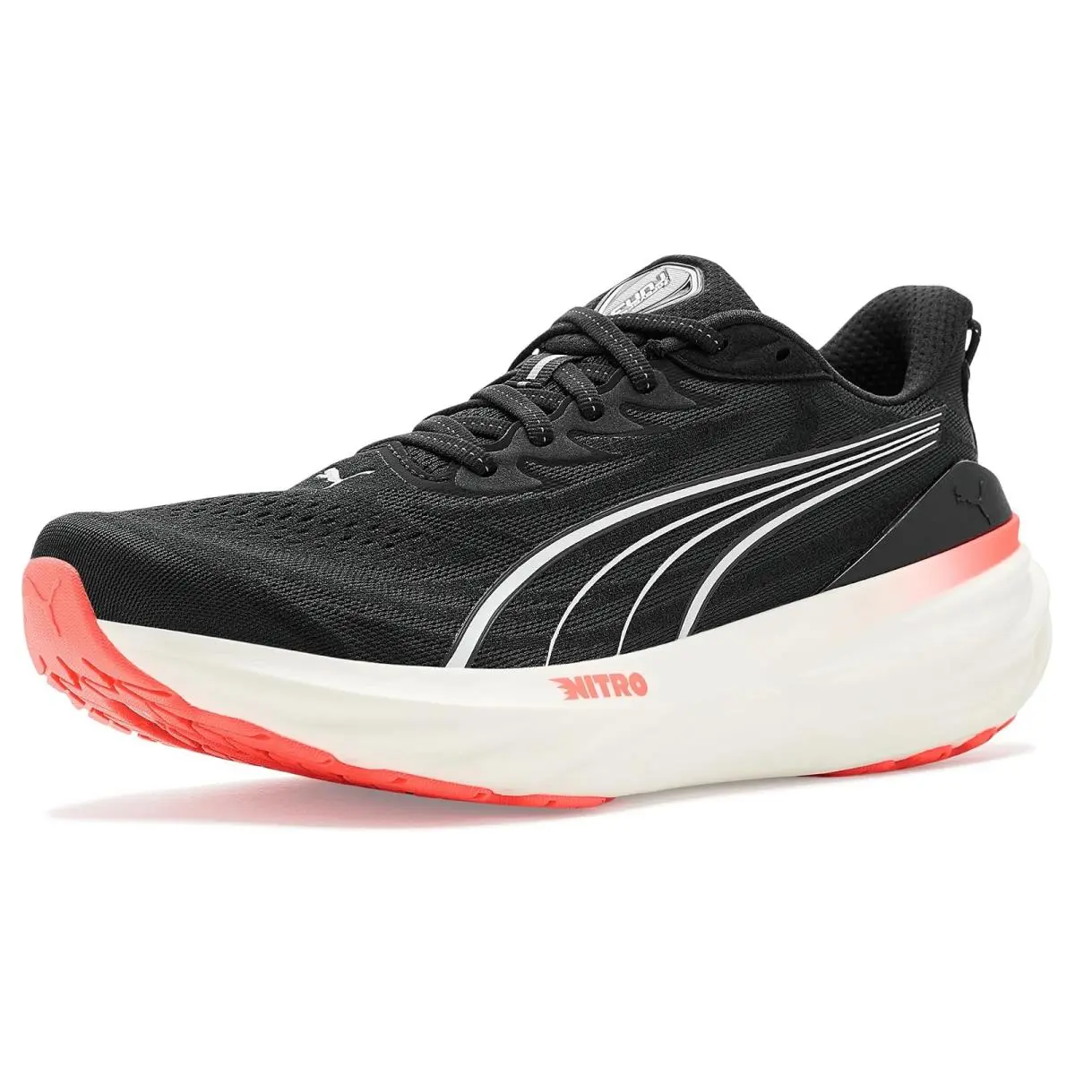 Man`s Sneakers Athletic Shoes  Foreverrun Nitro™ 3 Running Shoes  Black/Ultra Red by Puma