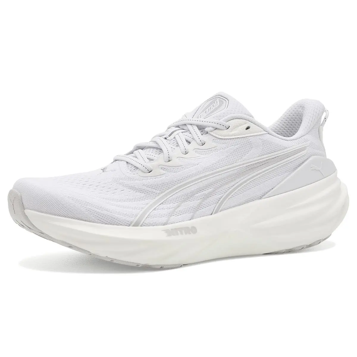 Man`s Sneakers Athletic Shoes  Foreverrun Nitro™ 3 Running Shoes  White/ Silver by Puma