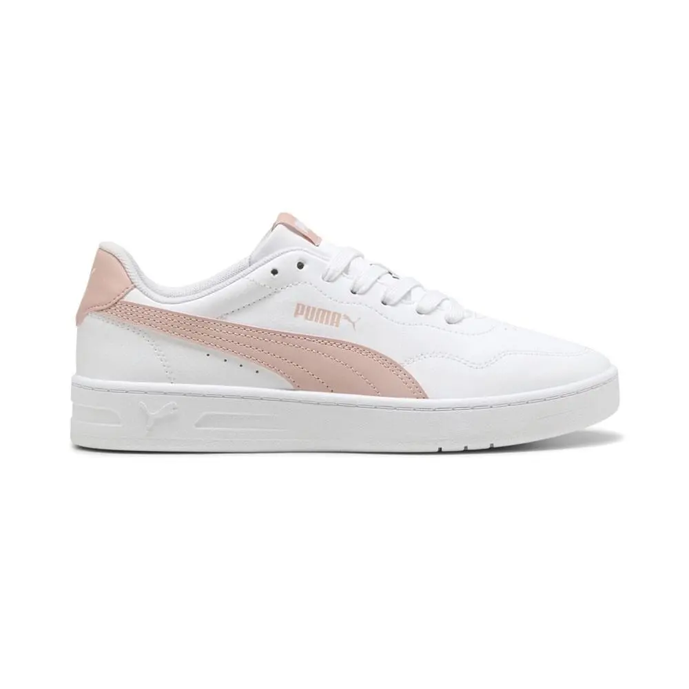 Court Lally Lace Up Womens White Sneakers Casual Shoes 40036704 by Puma