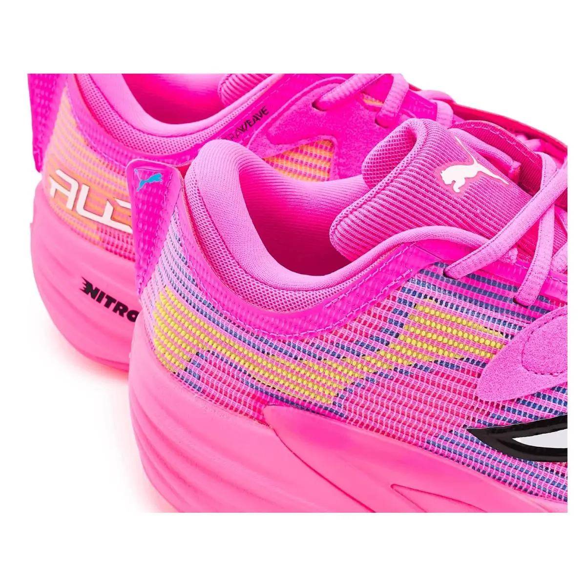 Puma shoes - Poison Pink/Bright Aqua/Lime Squeeze 4