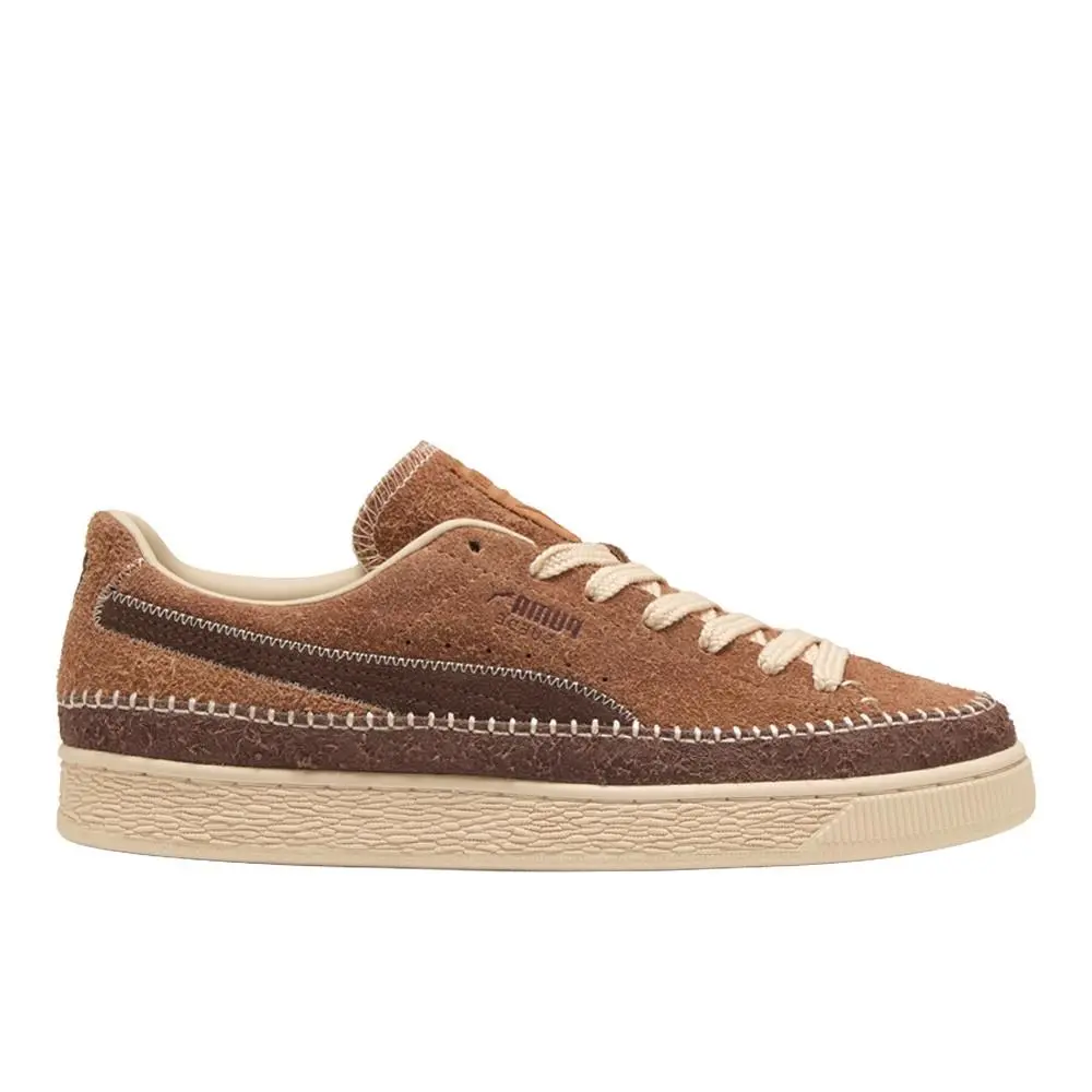 Suede Moccasin Lace Up Mens Brown Sneakers Casual Shoes 40103501 by Puma