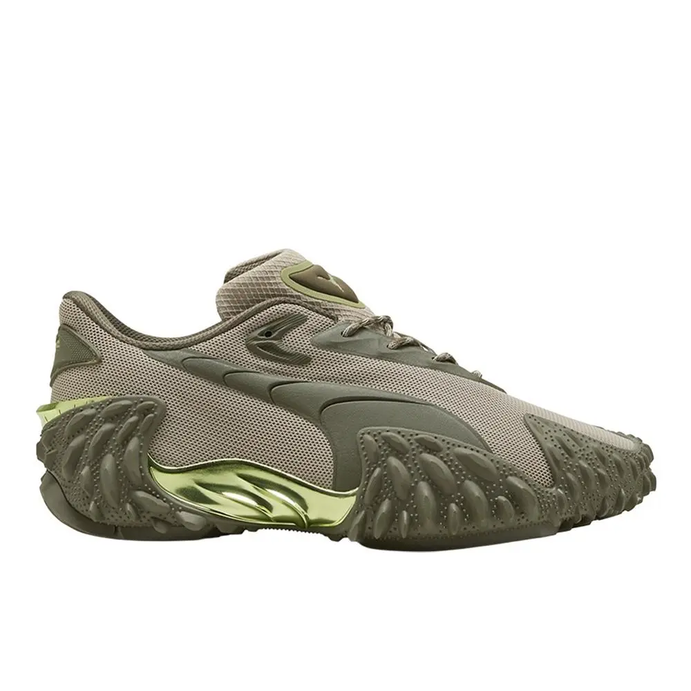 Mostro X Dots Lace Up Mens Beige Sneakers Casual Shoes 40619802 by Puma