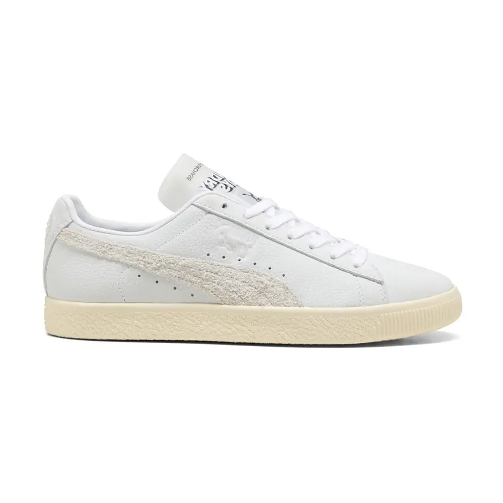 Puma shoes - PUMA Clyde Laundry Boys Ii Lace Up - 40104301 - White 5