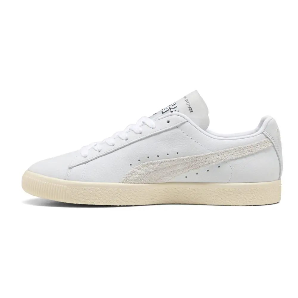 Puma shoes - PUMA Clyde Laundry Boys Ii Lace Up - 40104301 - White 7