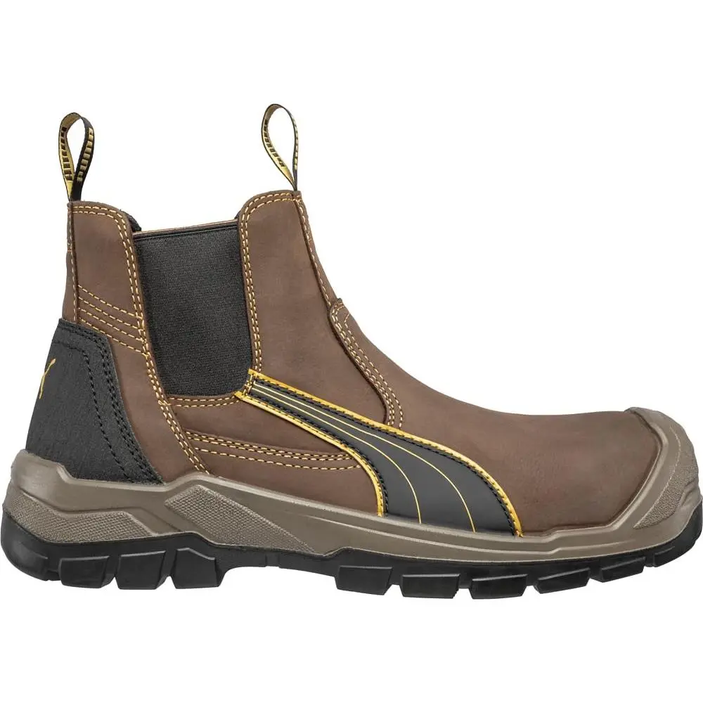 Men`s Tanami Ctx Mid Soft Toe EH Waterproof Work Boot Brown/orange - 630935 by Puma