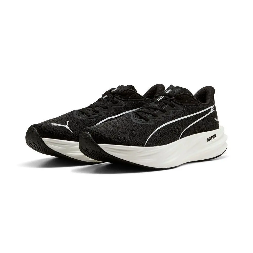 Puma Mens Deviate Pure Nitro Running Sneakers Shoes - White - Size 13 M