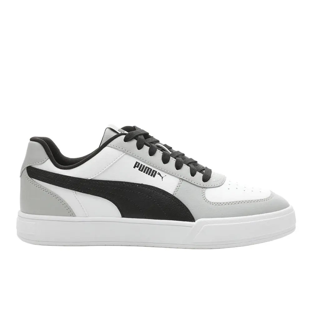 Carter Leather Lace Up Mens Grey Sneakers Casual Shoes 39519304 by Puma