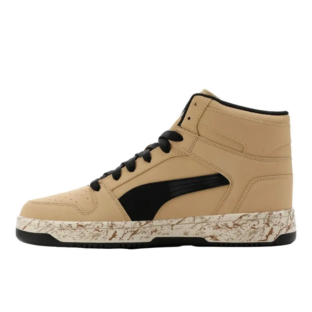 Puma shoes - PUMA Rebound Layup Nubuck Marble 2 - 40655801 - Brown 1