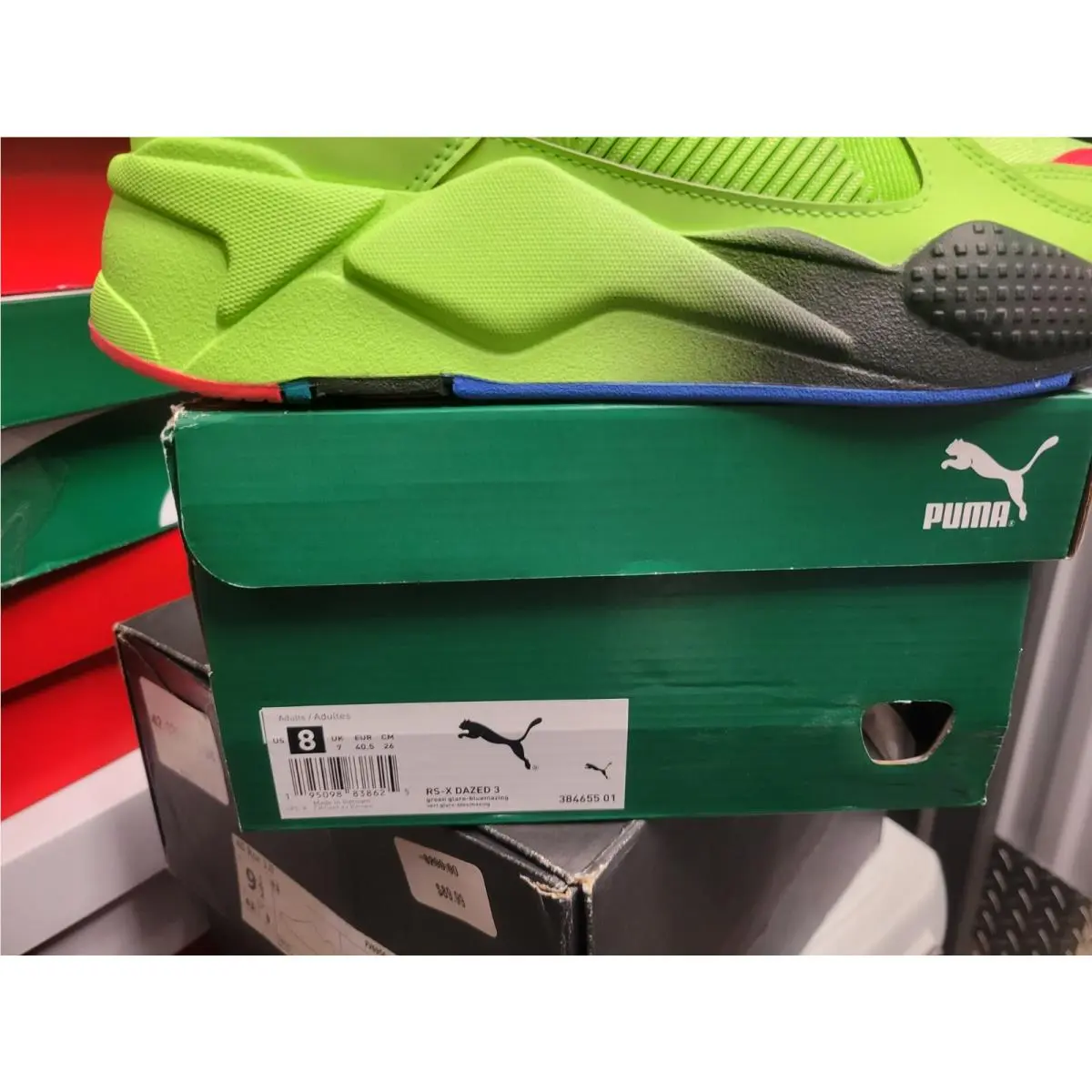 Puma shoes - Puma RS-X - 384655-01 - Green 5