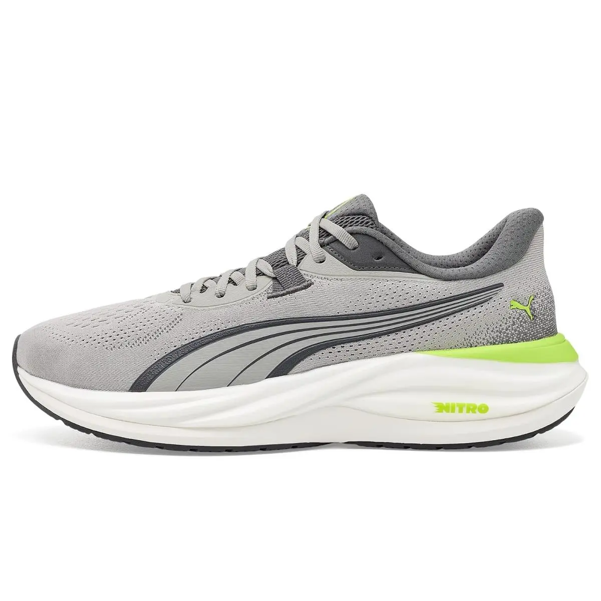 Puma shoes - Gray Echo/Sunny Lime 9