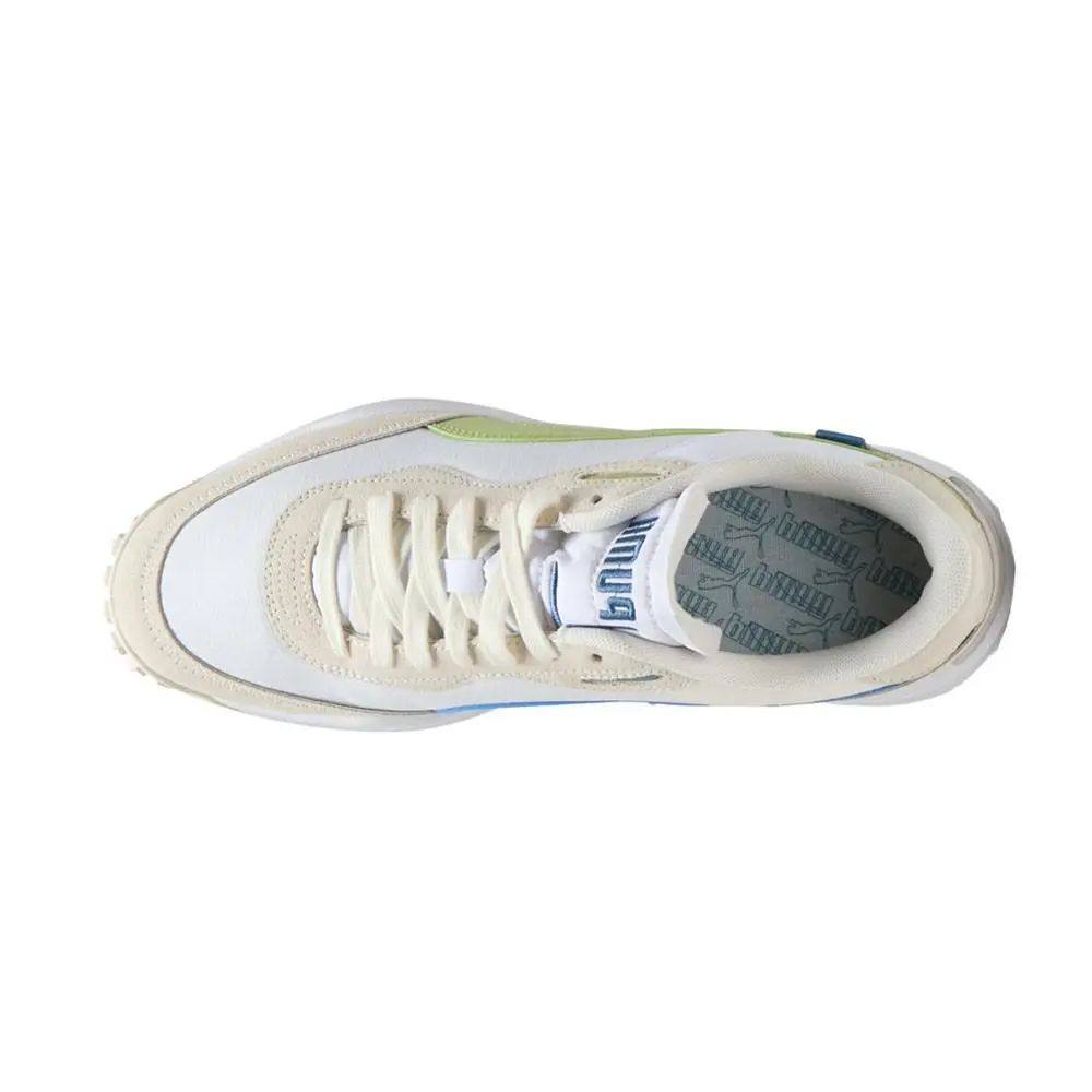 Puma shoes - PUMA Style Rider Play On Suede Lace Up - 37458808 - White 2