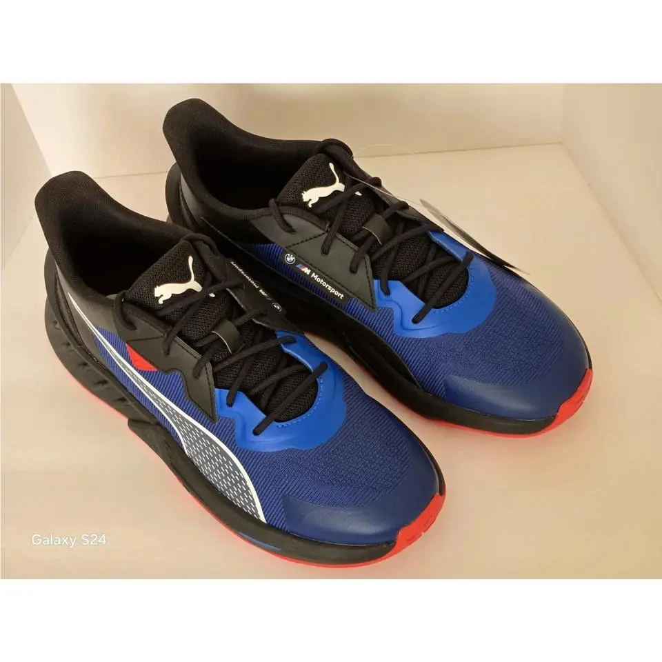 Bmw M Motorsport x Maco 2.0 Black Pro Blue Shoes Sneakers 308042 01 Sz 9.5 by Puma