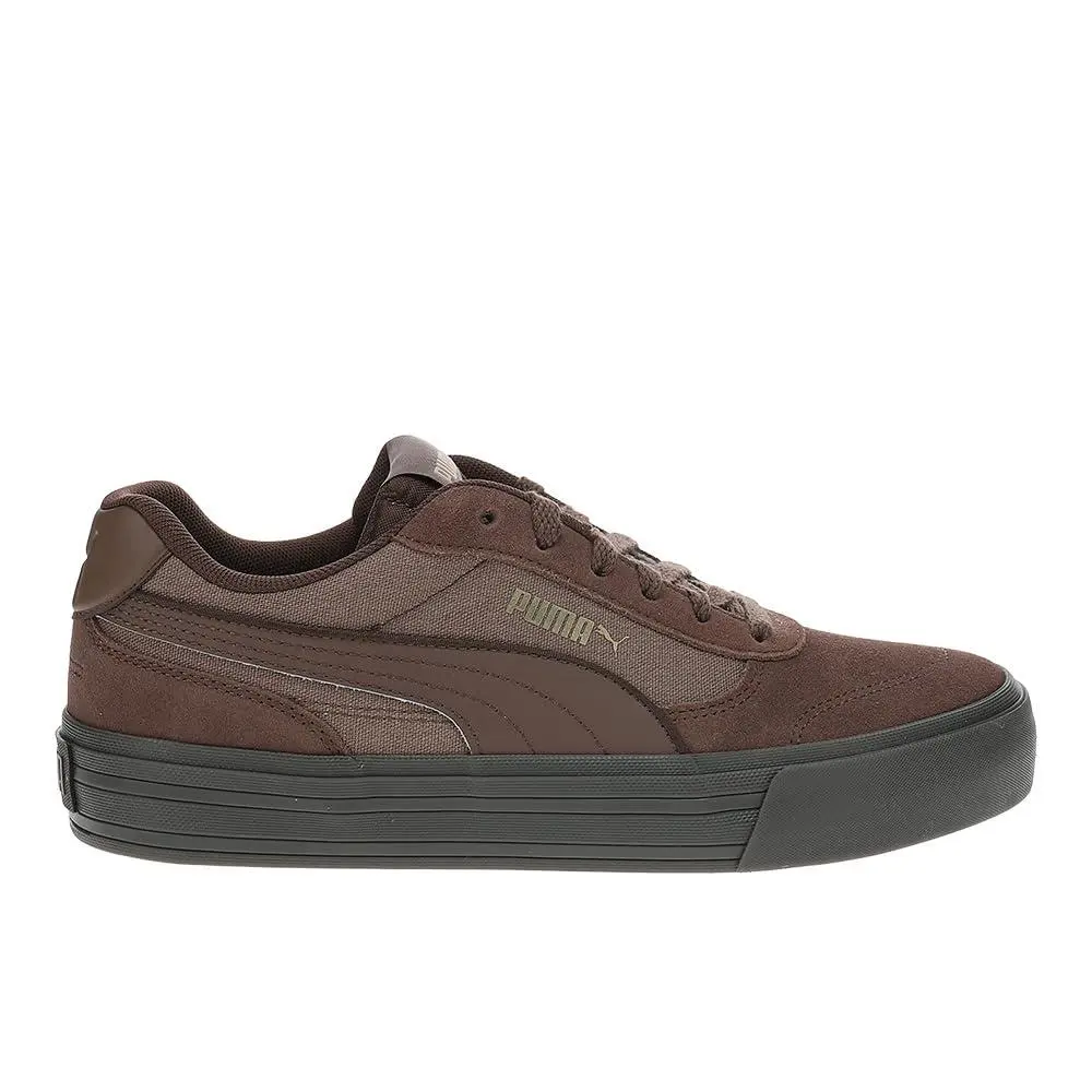 Mens Court Classic Vulc Sneakers Shoes Casual - Brown - Size 10 M by Puma