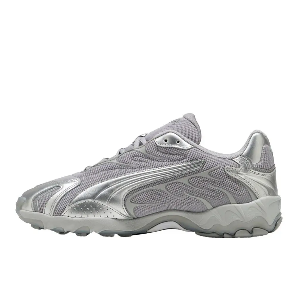 Puma shoes - PUMA Inhale Metallic Lace Up - 40178001 - Grey 7