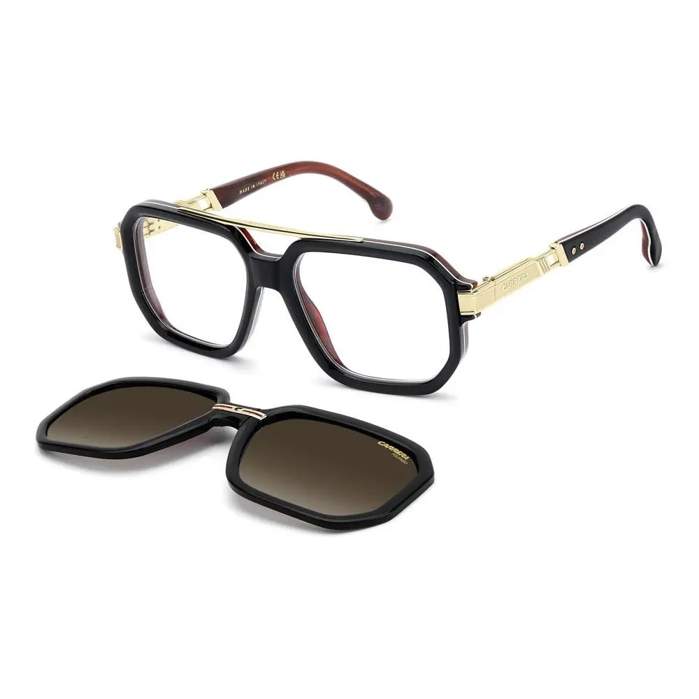 Carrera CA Titanio 01/C Eyeglasses Eye Glasses BK Redhrn N8LS7 56m