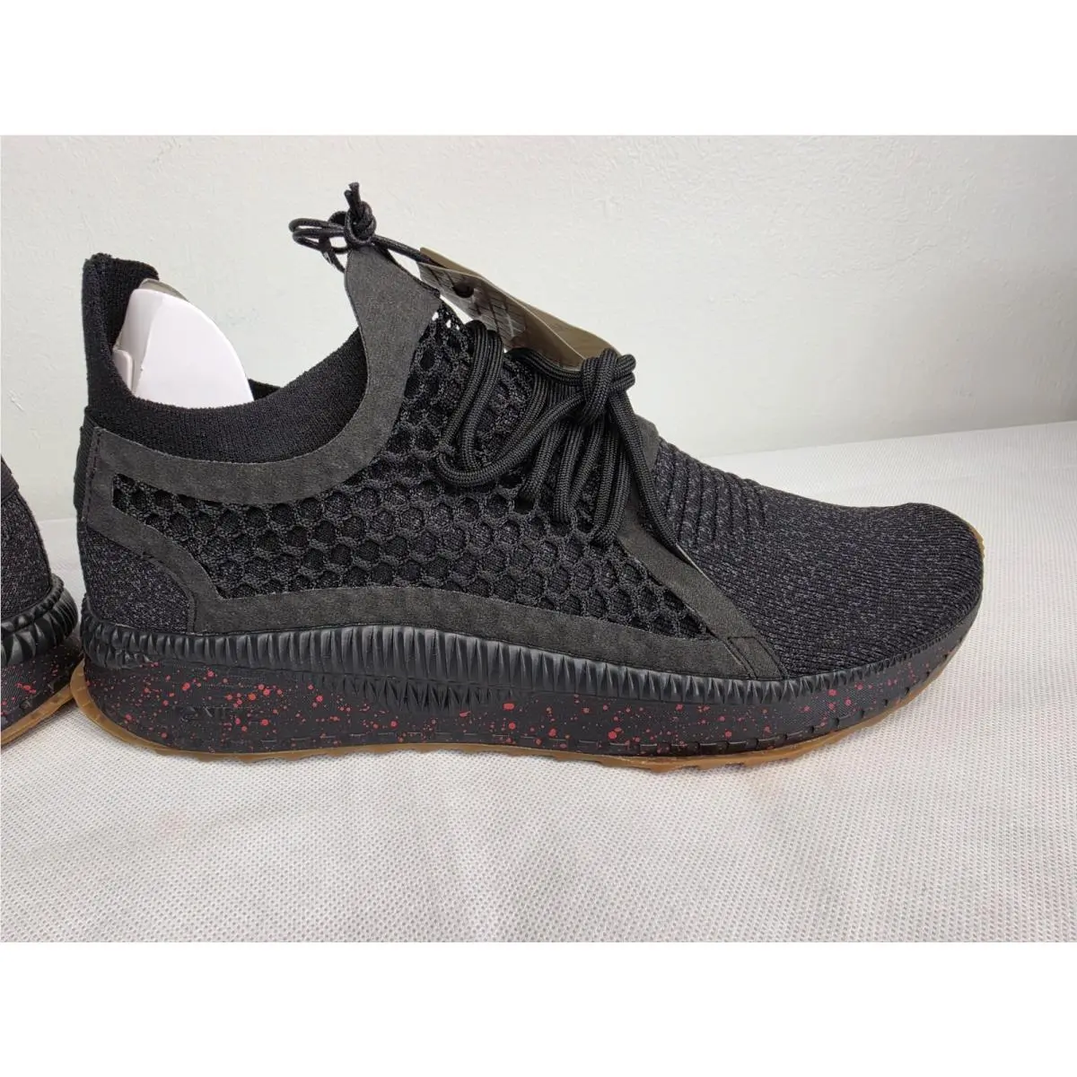 Tsugi Netfit V2 Evoknit D Mens  Black/high Risk Red Shoes Sz 13 Us by Puma