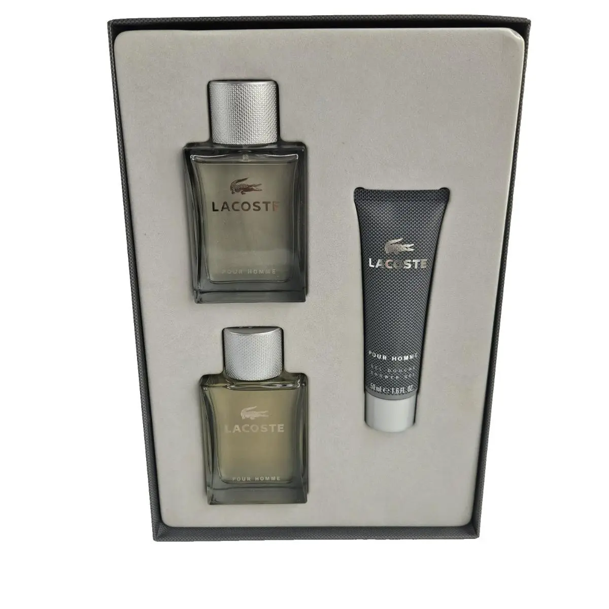 Lacoste Pour Homme Set- See Details in Description- Box is Damaged