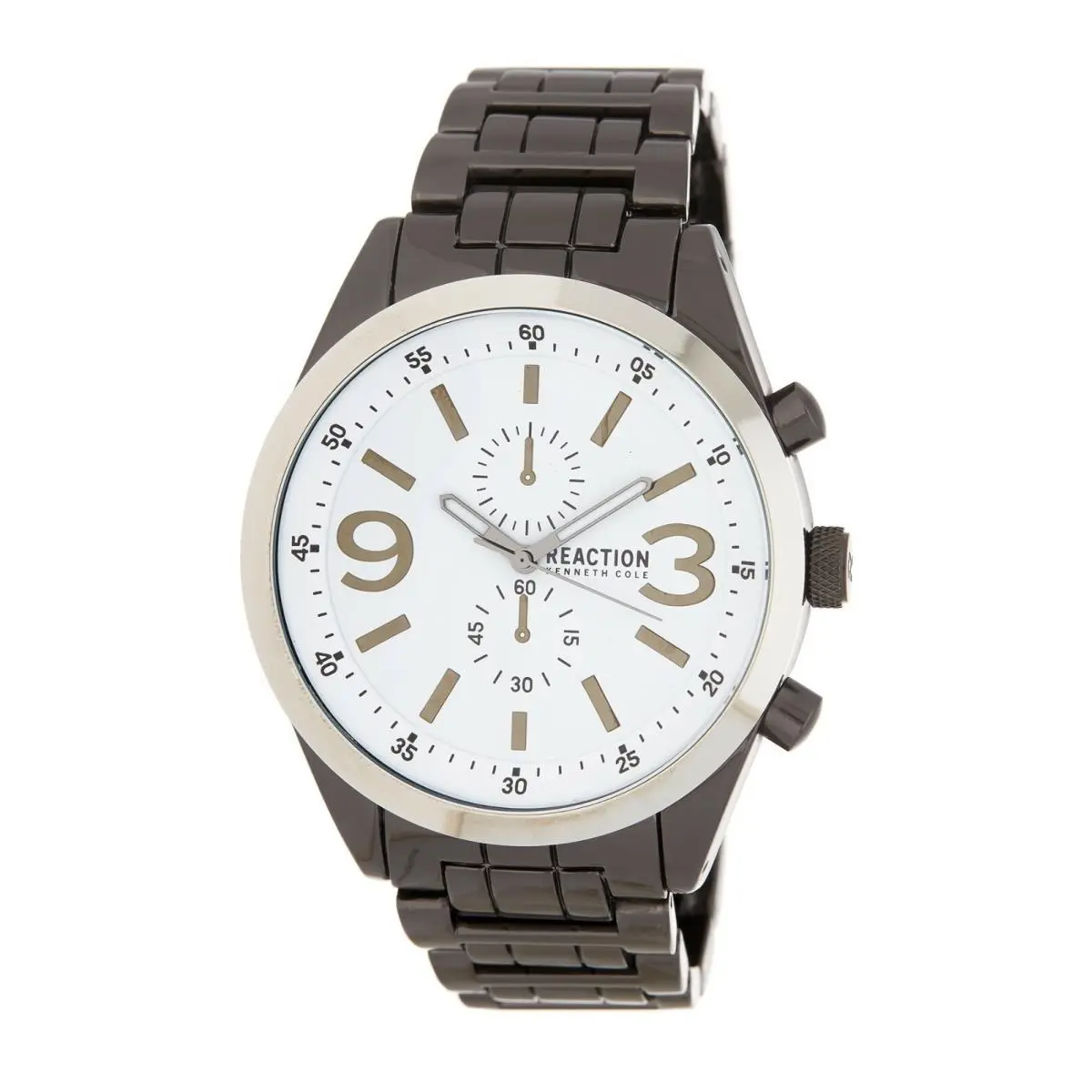 Men`s  Reaction Black Tone Stainless Steel Watch RK50763011 by Kenneth Cole