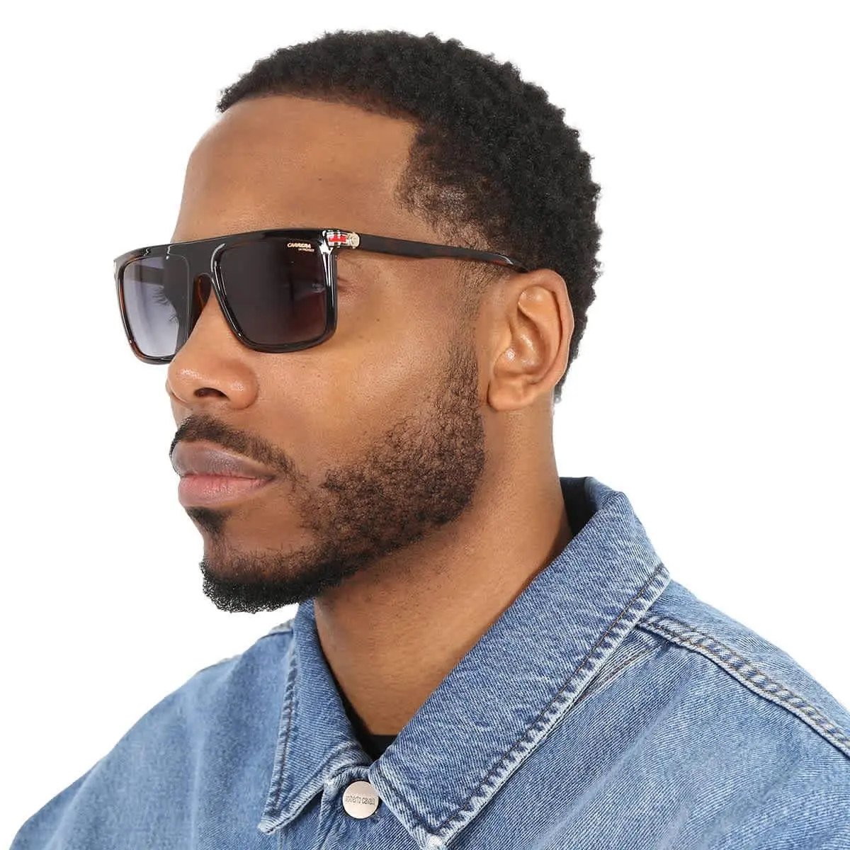 Grey Shaded Browline Unisex Sunglasses  1048/S 0086/9O 58 by Carrera