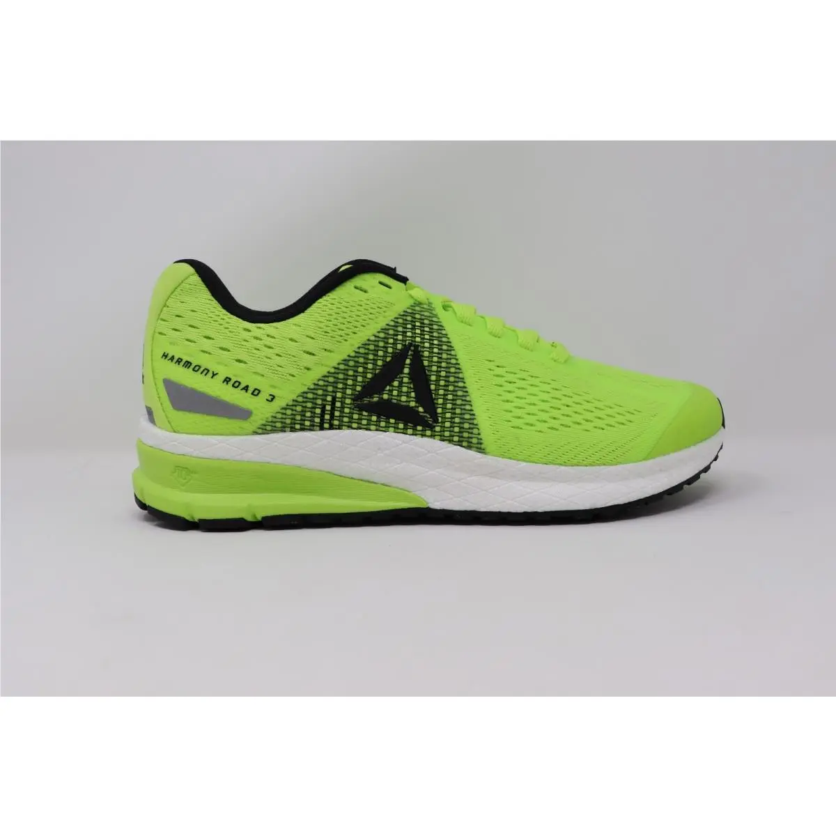 Mens Reebok Harmony Road 3 Running Shoes Lime/black Size 7 Us/ 39 Eu/ 25 CM