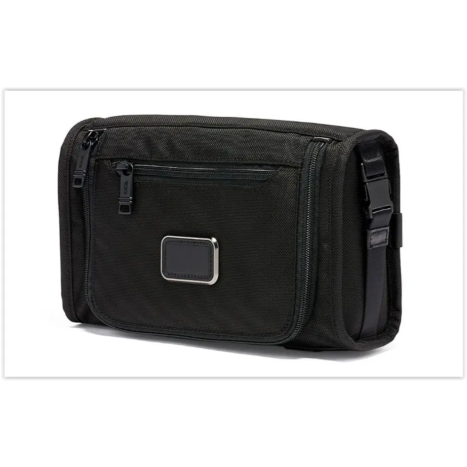 Tumi Alpha 3 Travel Toiletry Dopp Kit Ballistic Nylon Bag Black