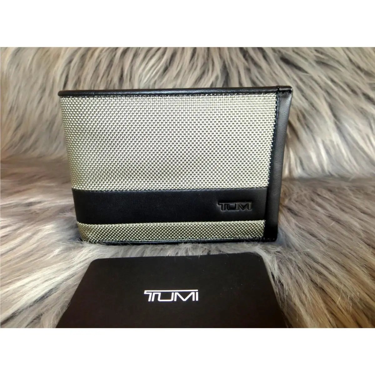 Tumi - Grey Alloy Alpha Double Billfold Men’s Wallet