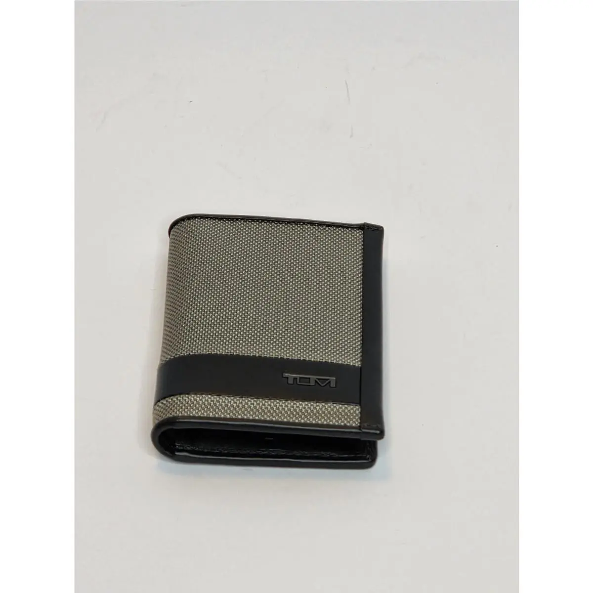 Tumi Alpha Slg Mens Wallet Multi Window Card Case Ballistic Nylon Grey Alloy