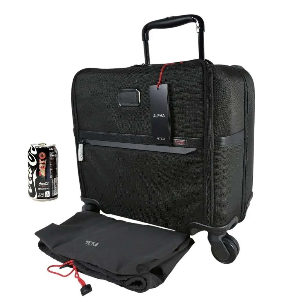 Alpha 3 Compact 4 Wheeled Briefcase with Laptop Insert Style 02603624D3 by Tumi