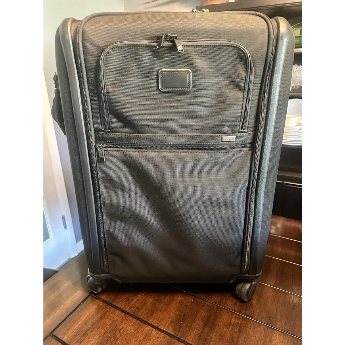 Alpha Short Trip Expandable 4 Wheel Packing Case Black 117165-1041 by Tumi