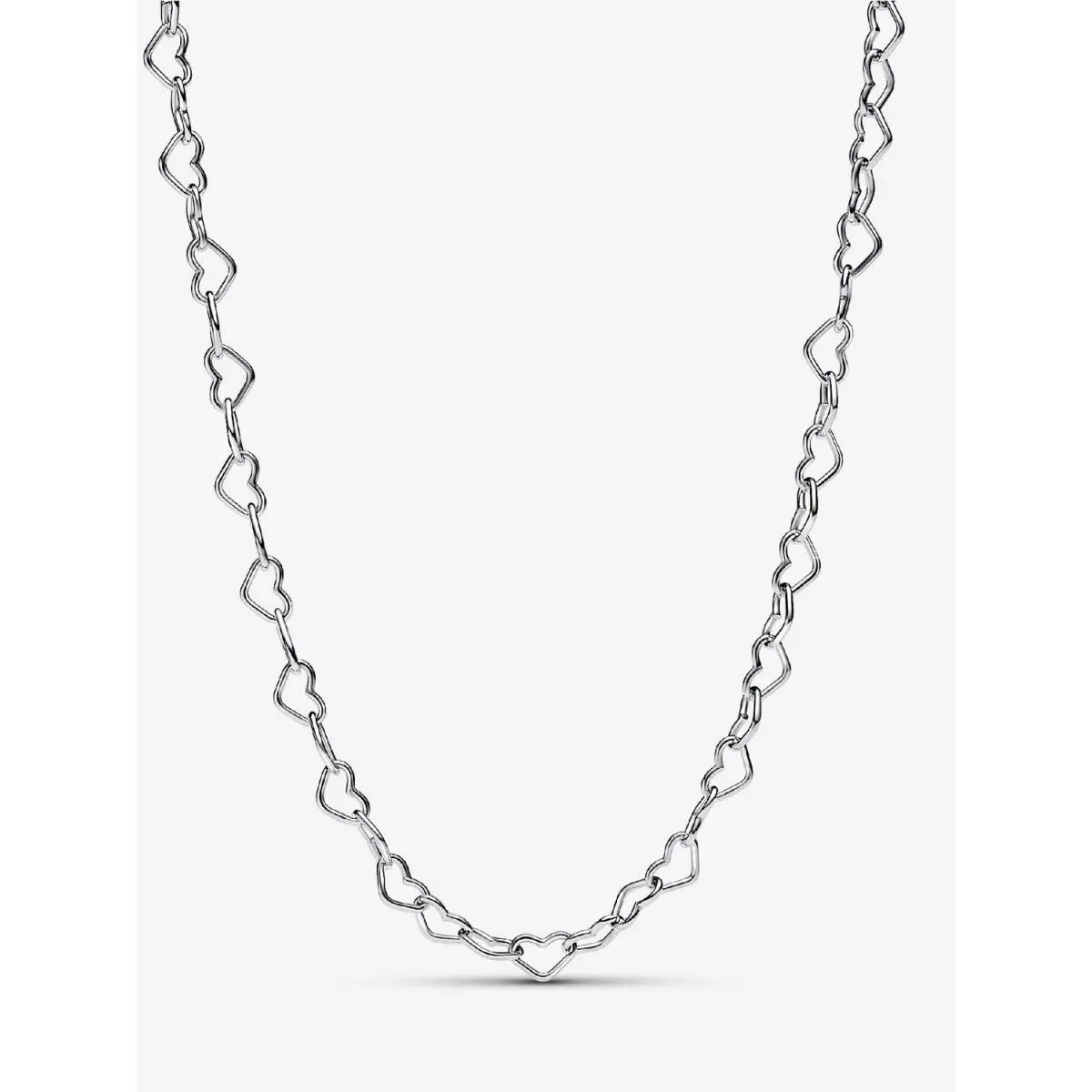 Pandora Linked Hearts Collier Necklace 925 Silver- 393334C00-45