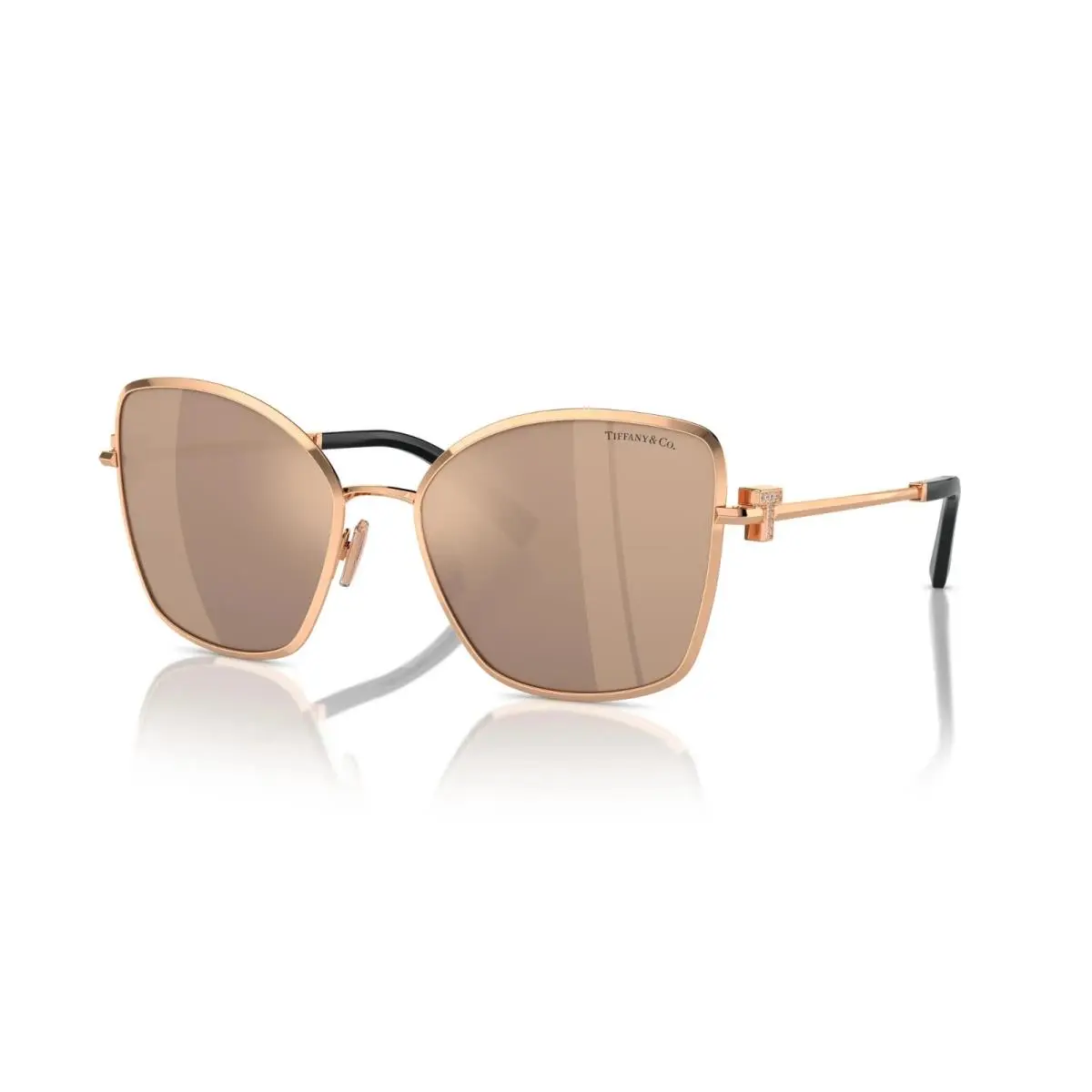 Tiffany TF 3102B Rose Gold/brown Pink Mirrored 61750W Sunglasses by Tiffany & Co.