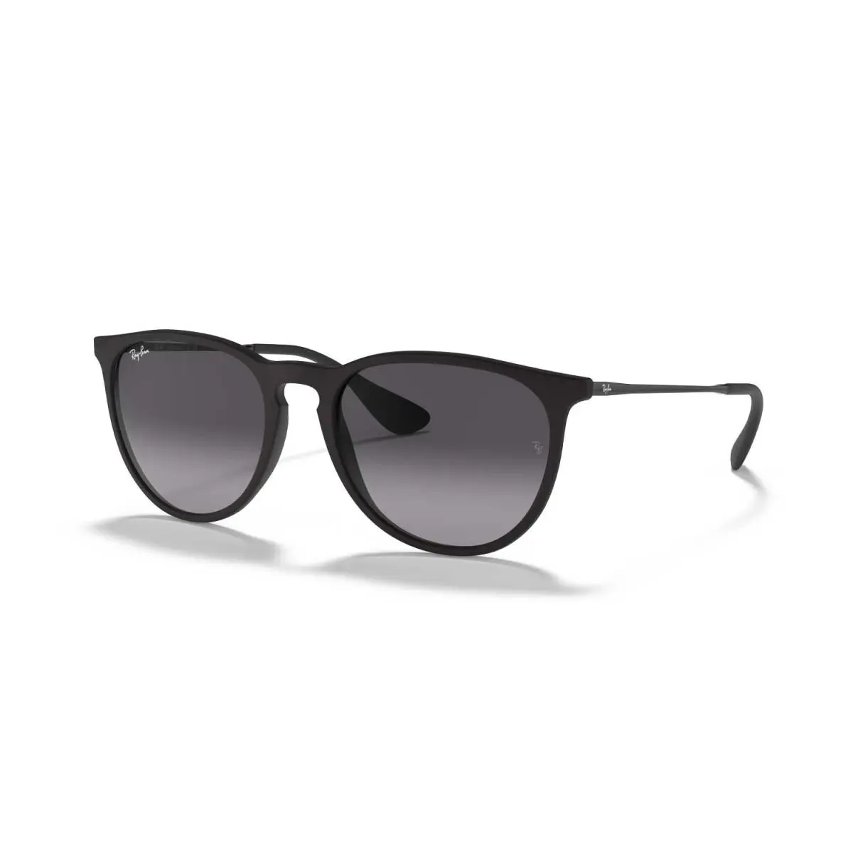 Ray-ban Erika Classic Sunglasses - Matte Black Frame - Gray Lenses