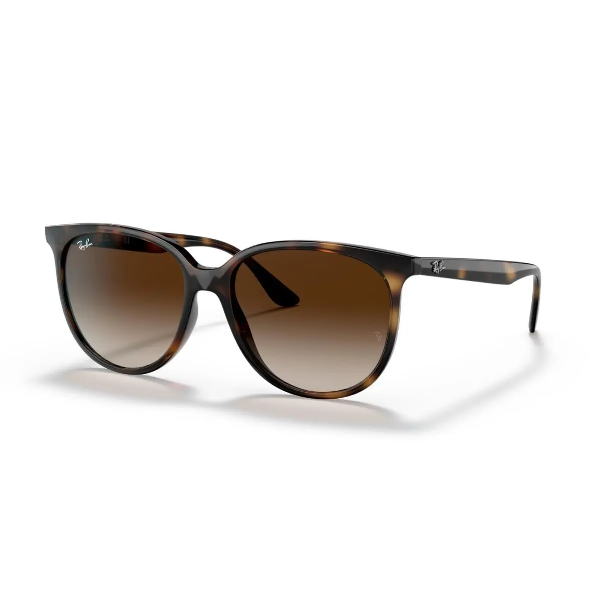 Ray-ban Woman Sunglasses Havana Frame Gradient Brown Lenses Small by Ray-Ban