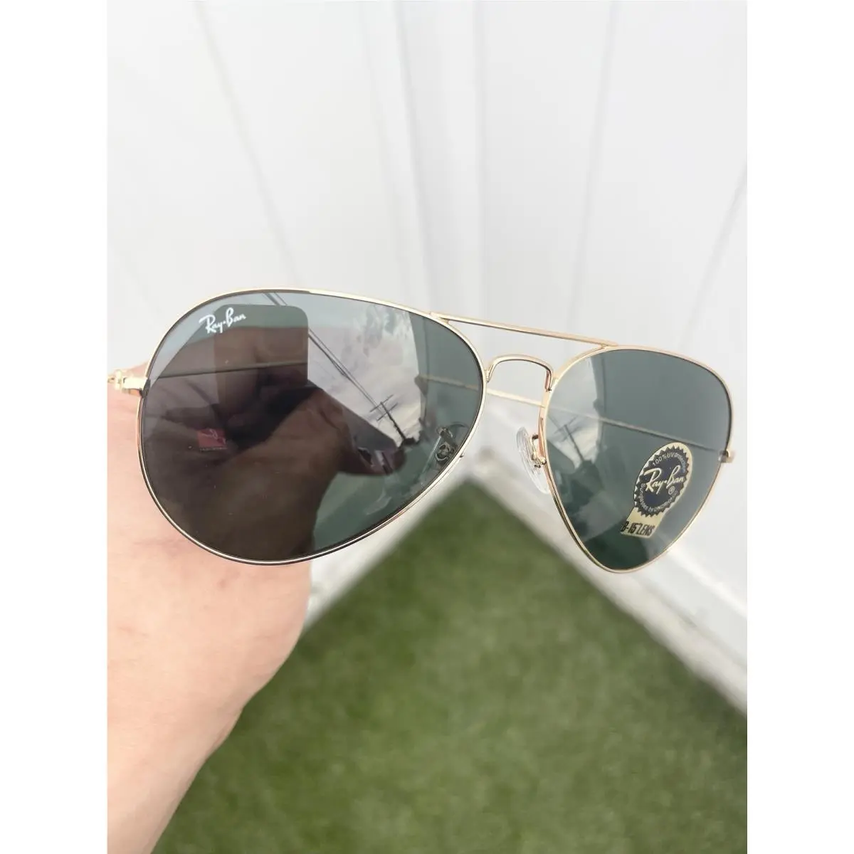 Ray Ban Large Classic Aviator RB3025 3025 Gold G15 Lens Size 62/14 by Ray-Ban