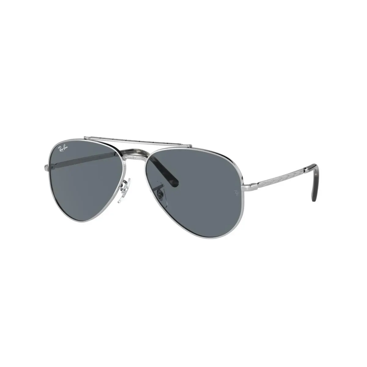 Ray Ban Sunglasses Aviator RB3625 003/R5 Silver/dark Blue Lens 62MM by Ray-Ban
