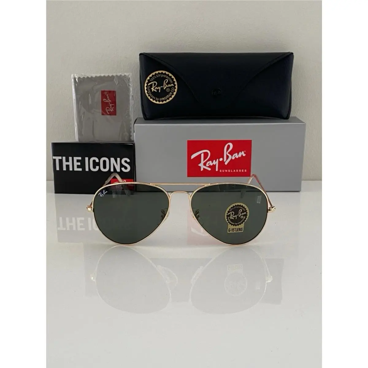 Ray-ban Aviator Pilot RB3025 Sunglasses 58mm by Ray-Ban