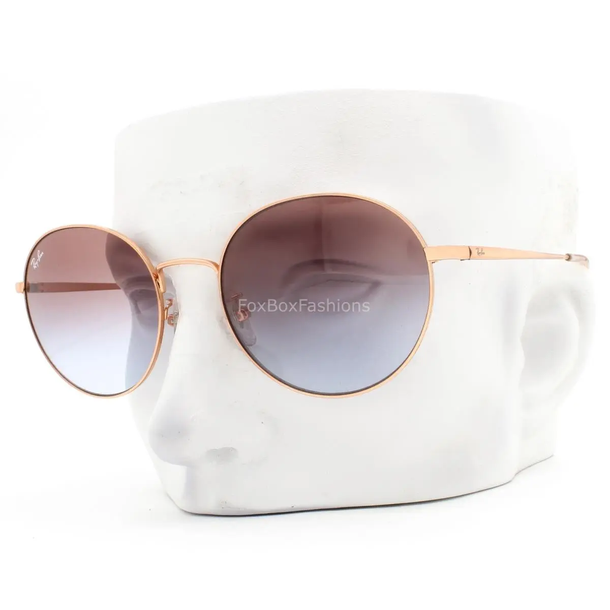 Ray-ban Sunglasses RB 3769D 9202/I8 Rose Gold Pink Blue Gradient 56mm W/case by Ray-Ban