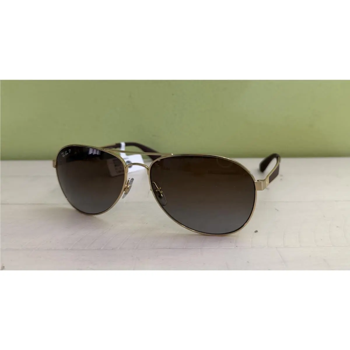 Ray Ban RB3549 Aviator Polarized Gradient Sunglasses 001/T5 61-16-145 by Ray-Ban